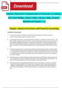 Solution Manual for Fundamentals Of Financial Accounting 6CE Fred Phillips&comma; Robert Libby&comma; Patricia Libby&comma; Brandy Mackintosh All Chapters Fully Covered 2025 Latest Newest Version