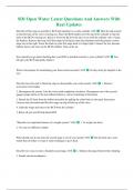 SDI Open Water Latest Questions And Answers With Real Updates