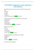 FP-C&sol;CCP-C diagnostic exam questions  and answers