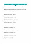 Taco Bell Shift Lead Test &vert; Questions with Correct Answers &vert; 100&percnt; Pass