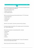 Taco Bell Shift lead Test &vert; Questions with Correct Answers &vert; 100&percnt; Pass