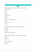 Taco Bell Shift lead Test &vert; Questions with Correct Answers &vert; 100&percnt; Pass