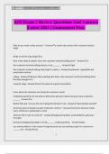 APS Exam 2 Review Questions And Answers &vert;Latest 2025 &vert; Guaranteed Pass&period;