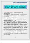 BFIN 300 Midterm Exam Questions And Answers &vert;Latest 2025 &vert; Guaranteed Pass