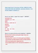 Station Agent Exam 3&vert; Final Exam&vert; ACTUAL COMPLETE REAL  EXAM QUESTIONS AND ANSWERS &vert; 2025&sol;2026 UPDATED &vert; 100&percnt;  RATED CORRECT&vert; GRADED A&plus;&excl;&excl;