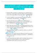 PMK-EE E-6 LATEST UPDATED 2025&sol;2026 EXAM QUESTIONS AND ANSWERS 100&percnt; GRADED AT A&plus;