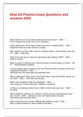 Boat Ed Practice Exam Questions and answers 2025&period;
