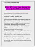 CDFA IPM License Exam Questions And Answers &vert;Latest 2025 &vert; Guaranteed Pass&period;