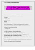 CCE 140 - Final Exam Questions And Answers &vert;Latest 2025 &vert; Guaranteed Pass&period;