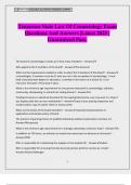 Tennessee State Law Of Cosmetology Exam Questions And Answers &vert;Latest 2025 &vert; Guaranteed Pass&period;