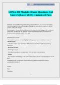 LOMA 291 Module 3 Exam Questions And Answers &vert;Latest 2025 &vert; Guaranteed Pass&period;