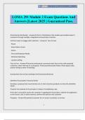 LOMA 291 Module 2 Exam Questions And Answers &vert;Latest 2025 &vert; Guaranteed Pass&period;