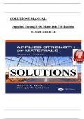 Solutions Manual for Applied Strength of Materials&comma; 7th Edition - Mott &lpar;Ch 1 &ndash; 14&rpar; > Download as Pdf File <