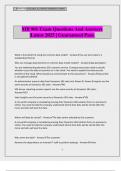 MB 901 Exam Questions And Answers &vert;Latest 2025 &vert; Guaranteed Pass&period;