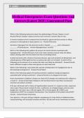 Medical Emergencies Exam Questions And Answers &vert;Latest 2025 &vert; Guaranteed Pass&period;