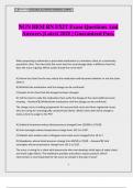 NGN HESI RN EXIT Exam Questions And Answers &vert;Latest 2025 &vert; Guaranteed Pass&period;