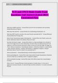 NCE and CPCE Study Guide Exam Questions And Answers &vert;Latest 2025 &vert; Guaranteed Pass&period;