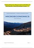 Solution Manual For Microeconomics 6th Edition by David Besanko&comma; Ronald Braeutigam Chapter 1-17