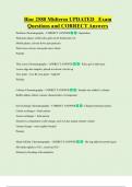 Bioc 2580   Bundled Exam Questions and CORRECT Answers