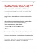 PECT PREK-4 MODULE 1 PRACTICE TEST QUESTIONS AND CORRECT ANSWERS 2024&sol;2025 GRADED A&period;