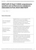 NRNP 6675-15 Week 11 &lpar;2025&rpar; comprehensive questions and verified answers &lpar;detailed & elaborated&rpar; ACTUAL EXAM 2025 TEST&excl;&excl;