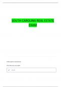 SOUTH CAROLINA REAL ESTATE EXAM 