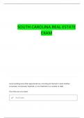 SC REAL ESTATE STATE PORTION QUESTIONS WITH COMPLETE ANSWERS