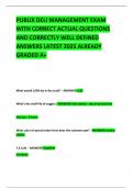 PUBLIX DELI MANAGEMENT EXAM WITH CORRECT ACTUAL QUESTIONS AND CORRECTLY WELL DEFINED ANSWERS LATEST 2025 ALREADY GRADED A&plus; 