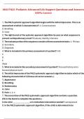 AHA PALS- Pediatric Advanced Life Support Questions and Answers  100&percnt; Correct