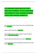 C-39 ROOFING TRADE PRACTICE TEST 1 EXAM WITH CORRECT ACTUAL QUESTIONS AND CORRECTLY WELL DEFINED ANSWERS LATEST 2025 ALREADY GRADED A&plus;   