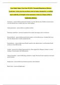 Case Study Topic&colon; Next Gen NCLEX- Neonatal Respiratory Distress Syndrome&colon; A late preterm newborn&comma; born at home attended by a certified nurse midwife&comma; is brought to the emergency room at 12 hours of life in respiratory distress&period;