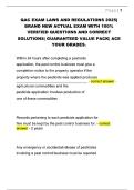 QAC Exam Laws and Regulations 2025 &ndash; Brand new verified exam with 100&percnt; correct questions and solutions&period; Guaranteed value pack to help you ace your grades&period;