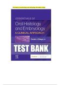 Test Bank for Essentials of Oral Histology and Embryology&colon; A Clinical Approach&comma; 6th Edition by Daniel J&period; Chiego Jr&period; &vert; Complete Exam Prep with Answers & Rationales &vert; 2025&sol;2026