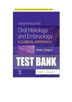 Test Bank for Essentials of Oral Histology and Embryology&colon; A Clinical Approach&comma; 6th Edition by Daniel J&period; Chiego Jr&period; &vert; Complete Exam Prep with Answers & Rationales &vert; 2025&sol;2026
