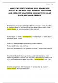 AANP FNP CERTIFICATION 2025&vert; BRAND NEW  ACTUAL EXAM WITH 100&percnt; VERIFIED QUESTIONS  AND CORRECT SOLUTIONS&vert; GUARANTEED VALUE  PACK&vert; ACE YOUR GRADES&period;