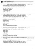 ASAP -PACE Exam 2025 with verified questions and answers&period;