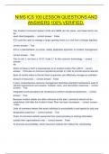 NIMS ICS 100 Lesson questions and answers 100