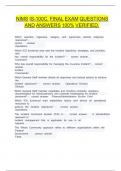   NIMS IS-100c&period; Final Exam questions and answers 100&percnt; verified&period;     