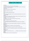 Indiana QMA State Exam 2025