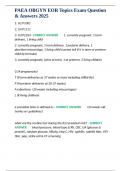 PAEA OBGYN EOR Topics Exam Question & Answers 2025&period;docx