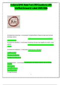Indiana QMA State Test &lpar;350 Questions with Verified Answers&rpar; Latest 2025&sol;2026