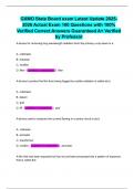 GXMO State Board exam Latest Update 2025-2026 Actual Exam 100 Questions with 100&percnt; Verified Correct Answers Guaranteed A&plus; Verified by Professor