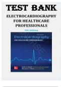 Test Bank for Electrocardiography for Healthcare Professionals 5th Edition by Kathryn A&period; Booth & Thomas Edward O'Brien &comma; ISBN&colon; 9781260064773 &vert;All Chapters Verified&vert; Guide A&plus;