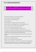 PGDL Public Law Exam Questions And Answers &vert;Latest 2025 &vert; Guaranteed Pass&period;
