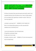 AANP AGPCNP PSI Test 1 & 2 2024&sol;2025  Exam Questions and Detailed Answers &vert;  Get it 100&percnt; Correct Answers