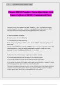 Pharm HESI Practice Exam Questions And Answers &vert;Latest 2025 &vert; Guaranteed Pass