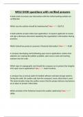 WGU D430 questions with verified answers&period;
