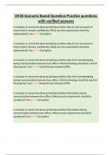 D430 Scenario Based Question Practice questions with verified answers&period;