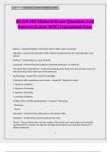RLGN 105 Midterm Exam Questions And Answers &vert;Latest 2025 &vert; Guaranteed Pass&period;