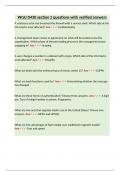 WGU D430 section 2 questions with verified answers&period;